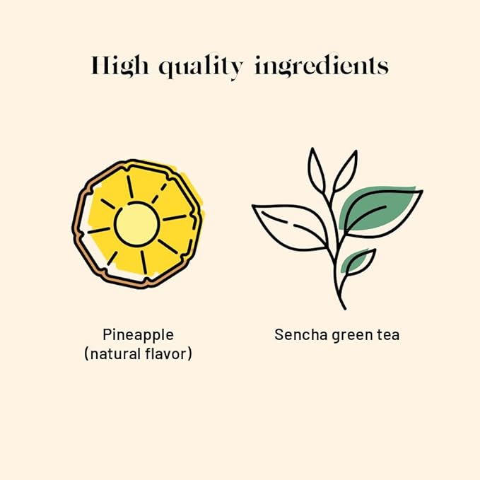 Kusmi Tea - Blue Detox - Blend of Green Tea, Mate & Pineapple - Rosehip, Rooibos, Mint, Guarana Flavours - Enjoy Hot or Iced - Loose Leaf Tea - Tin Box of 3.5 oz - Quantity for about 50 cups