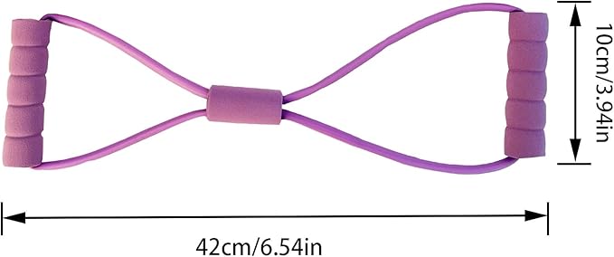 Figure 8 Stretch Fitness Strap for Full-Body Workouts,Exercise Bands for Back,Resistance Bands,Figure 8 Exercise Bands for Women Men