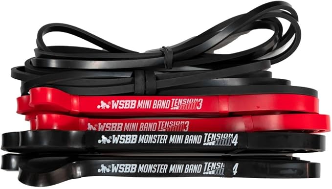 Westside Barbell Resistance Bands - Beginner Set | Includes 2X Micro, 2X Mini, 2X Monster Mini Bands, Premium Powerlifting Bands for Strength Training, Speed Work, Mobility and More