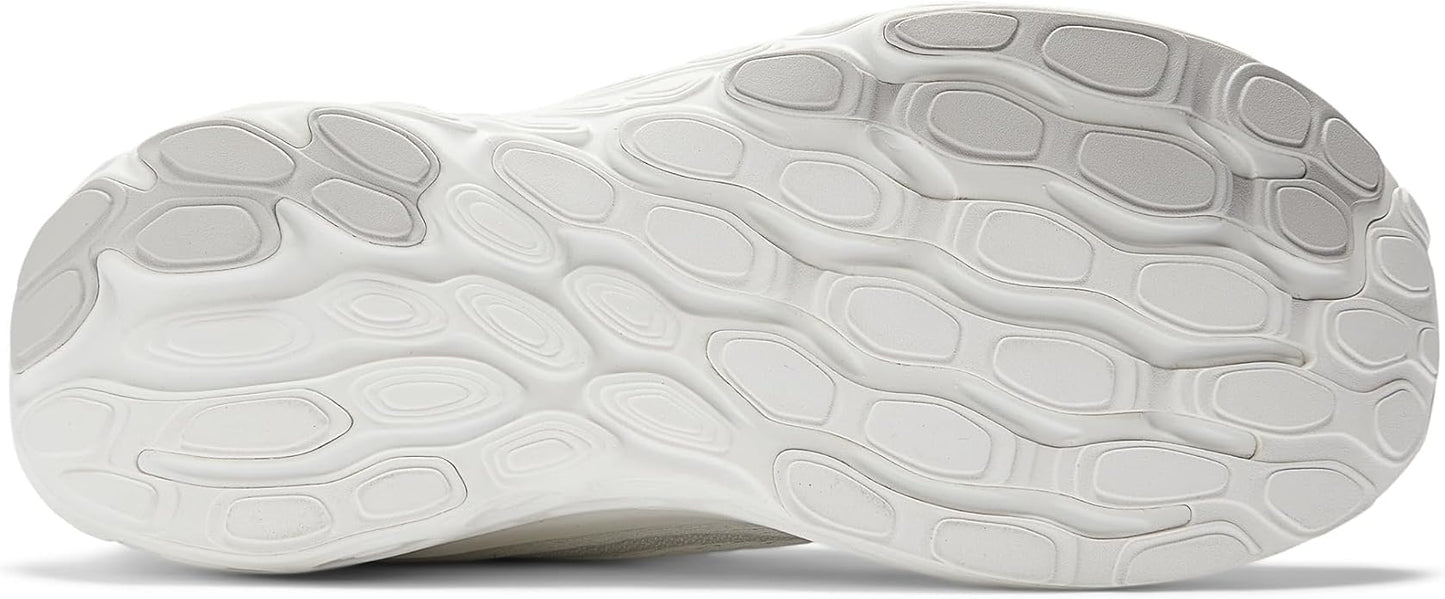 New Balance Men's M1080W13 Running Shoe, White/Light Silver Metallic, 9 X-Wide