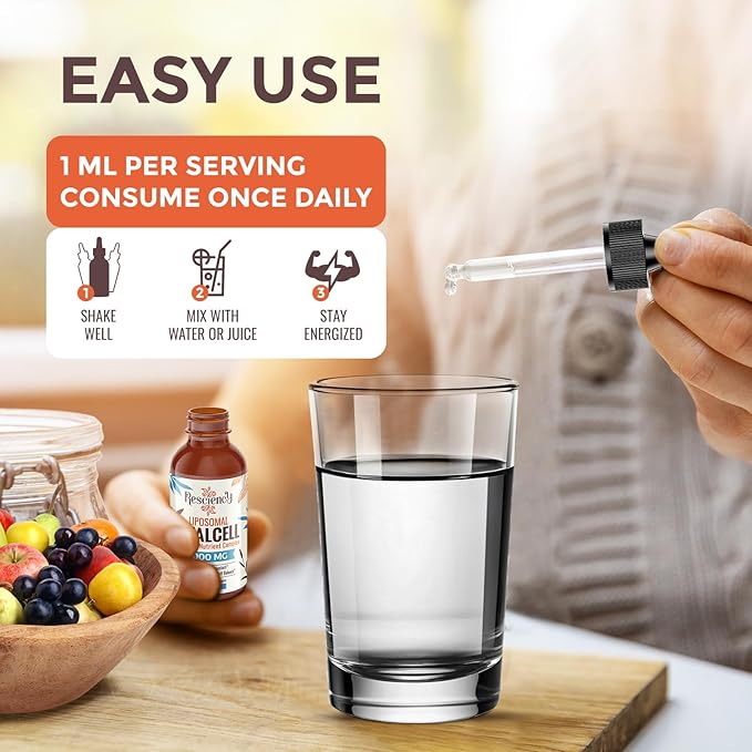 13-in-1 Liquid Oxygen & Nutrient Supplement for Energy, Altitude Support, Performance, Antioxidant, Immune, Fatigue & Detox, Liposomal for High Absorption, pH Balance, Organic, Gluten Free, 6 Fl Oz