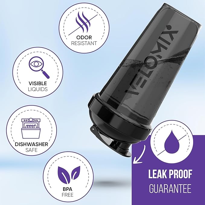 '-2 Pack- 28 oz Protein Shaker Bottles for Protein Mixes - 2x Wire Whisk | Leak Proof Shaker Cups for Protein Shakes | Protein Shaker Bottle Pack | Shakers for Protein Shakes-Pink&Black