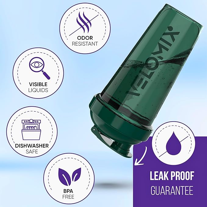 '-6 PACK- 28 oz Protein Shaker Bottle for Protein Mixes - 6x Wire Whisk | Leak Proof Shaker Cups for Protein Shakes | Protein Shaker Bottle Pack | Protein Shake Cup (Earth Tones Collection)