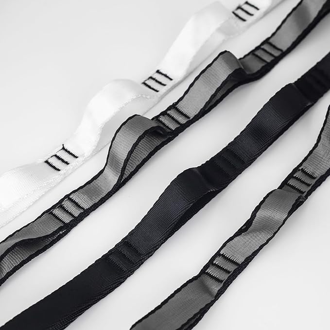 10PCS Nylon Daisy Chain Straps 23 KN for Aerial Yoga Hammock Swing Adjustable Aerial Silk Extender Hanging Rope for Aerial Yoga Belts 3.6FT 5.9FT Long