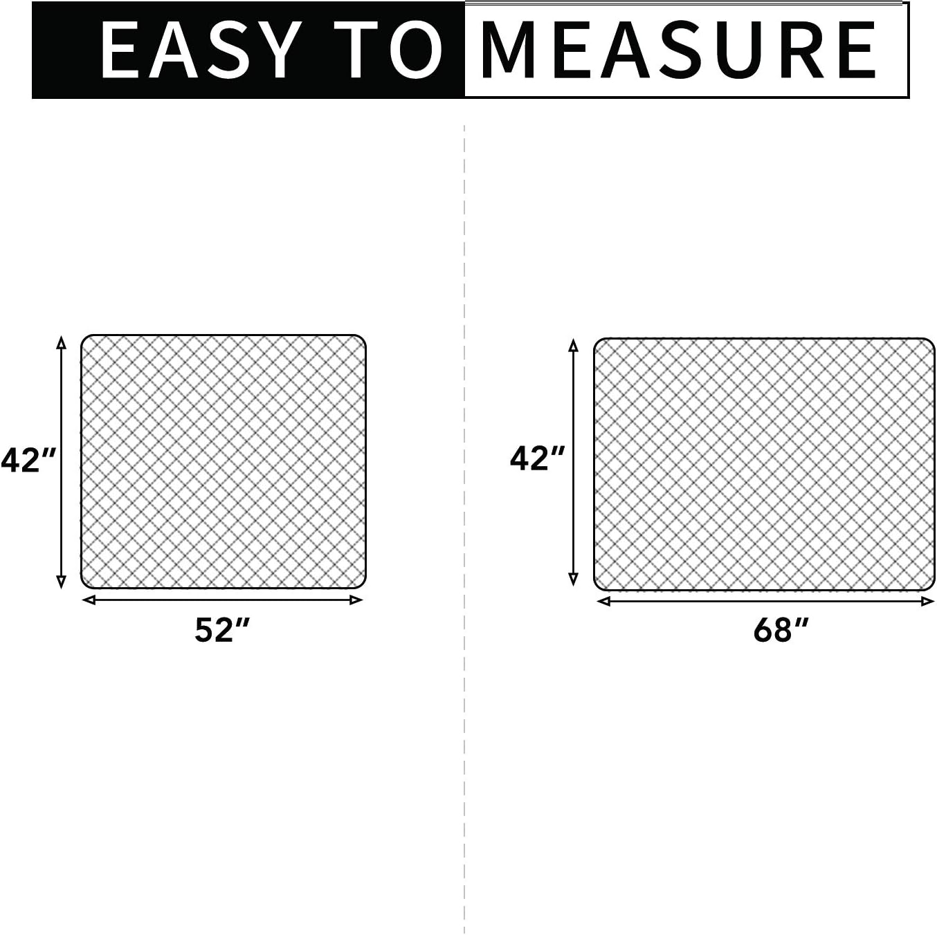 Easy-Going Sectional Couch Covers for Dogs L Shape Sofa Cover Reversible Sofa Slipcover Chaise Lounge Cover Furniture Protector Cover for Pets Dog Cat (42 x 52 inches, Classic Blue/Classic Blue)