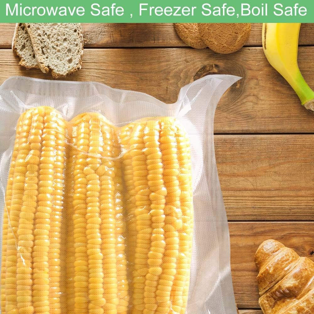 O2frepak 100 Gallon Size 11" x 16" 4mil Thick Vacuum Sealer Bags with BPA Free and Puncture Prevention,Vacuum Seal Freezer Bags,Great for Sous Vide Vaccume Sealer PreCut Bags