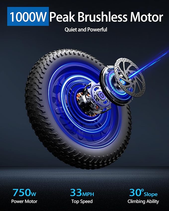 2 Seater Electric Bike for Adults,Mini Bike 500/750 Motor,28MPH,48V/15AH Removable Battery,25-30Miles 16" Fat Tire Commuter Ebike,Full Suspension Foldable Electric Bicycles for Adults Teens