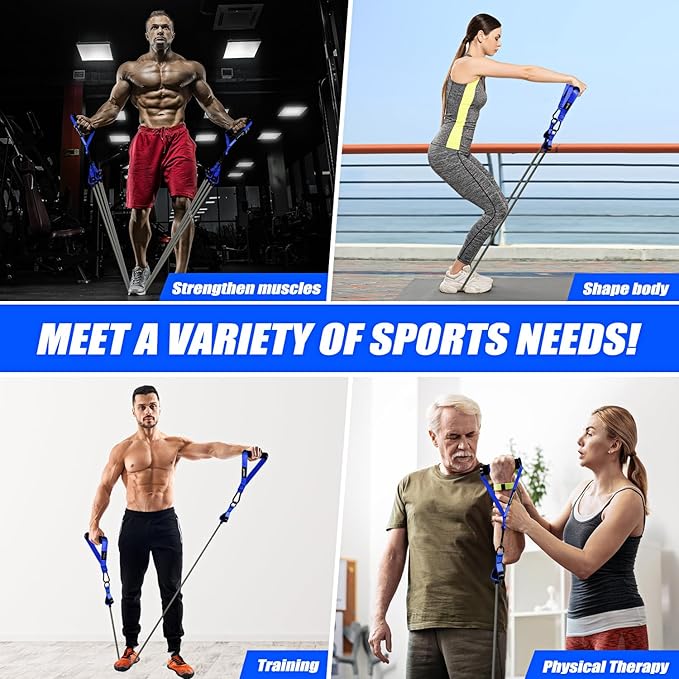 Heavy Resistance Bands for Working Out, 350lbs/450lbs Exercise Bands with Handles, Workout Bands Set for Men, Fitness Weight Bands for Muscle Strength Training, Stretching, Slim, Home Gym Equipment