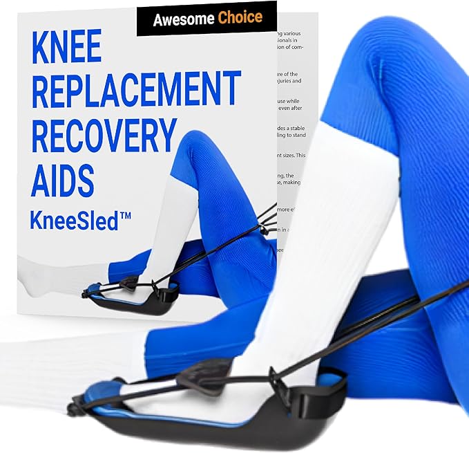 KneeSled™ Best choice after knee replacement surgery increases range of motion, stretches knees, improving mobility and flexibility leg exercise great for working out knee pain