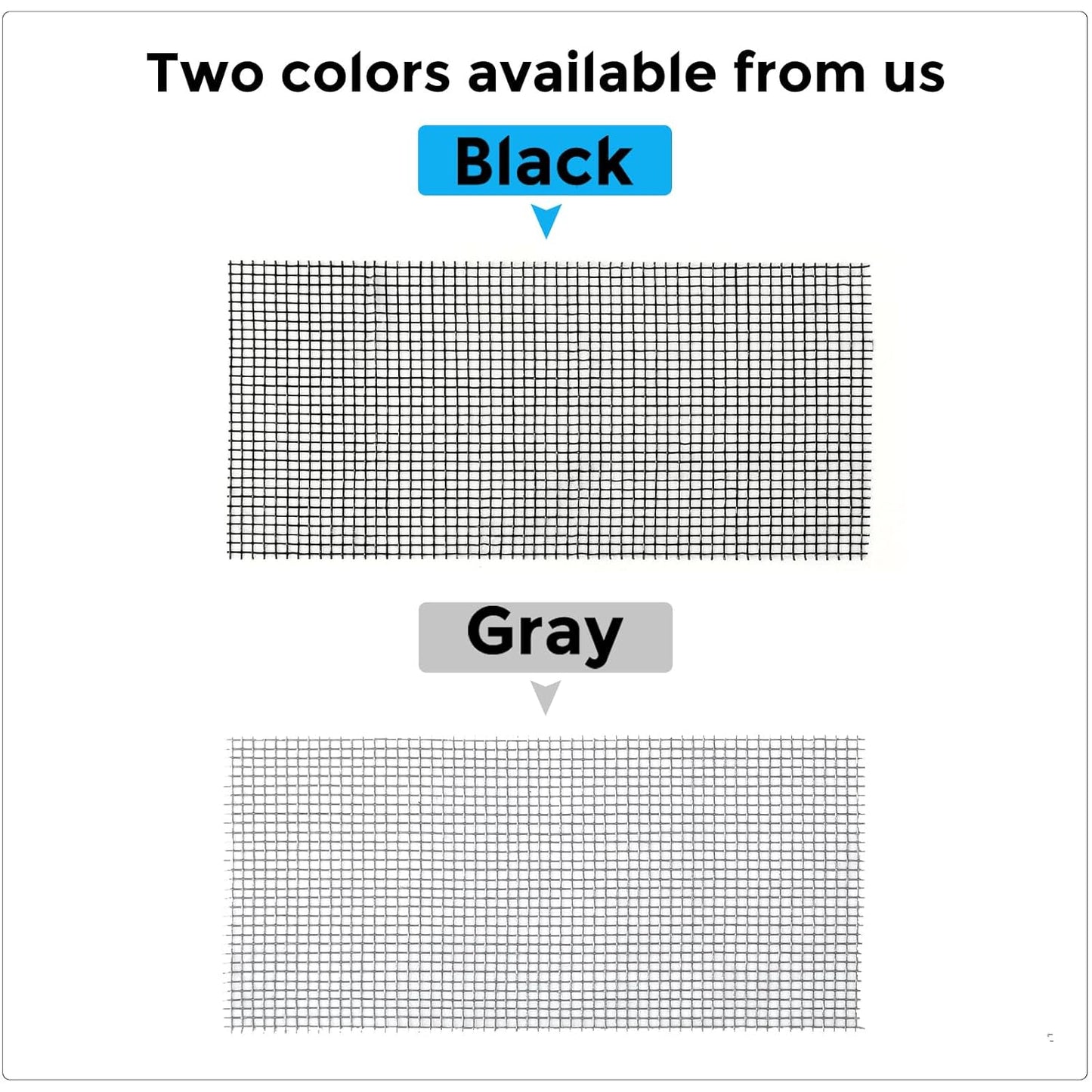 Grey Window Screen Repair Tape, 3IN X 25FT (300IN) Screen Repair Kit for Windows or Doors, Strong Adhesive Patch Kit Fiberglass Mesh Tape