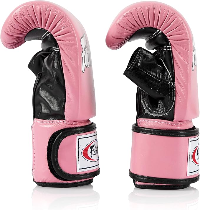 Fairtex TGO3 Muay Thai Boxing Gloves for Men, Women, Kids | Special Open Thumb Design | MMA Gloves, Kickboxing, Gym, Fitness | Premium Quality, Light Weight & Shock Absorbent Boxing Gloves