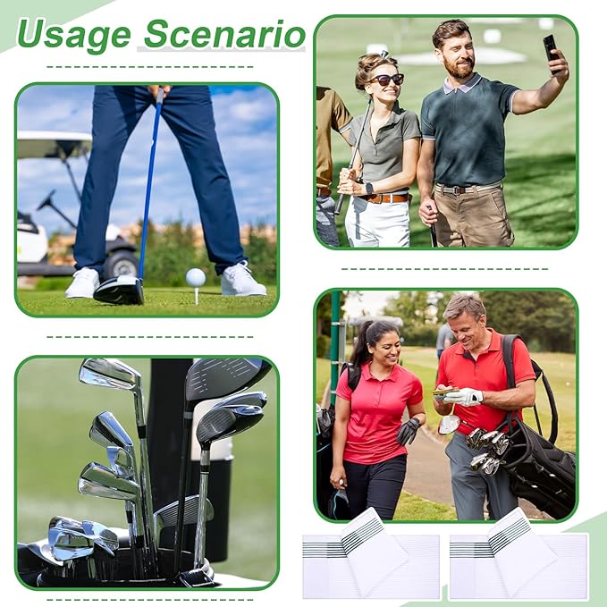 Mixweer Caddy Golf Towel 22" x 42" Large Caddy Towel Camping Sport Towels Cotton Soft Towels for Man Golf Lovers