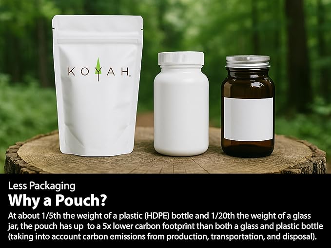 KOYAH Organic Broccoli Sprout Capsules – Freeze-Dried Whole Broccoli Sprouts – 3rd Party Tested for Active Myrosinase & Glucoraphanin (Sulforaphane Glucosinolate) - 150 Capsules