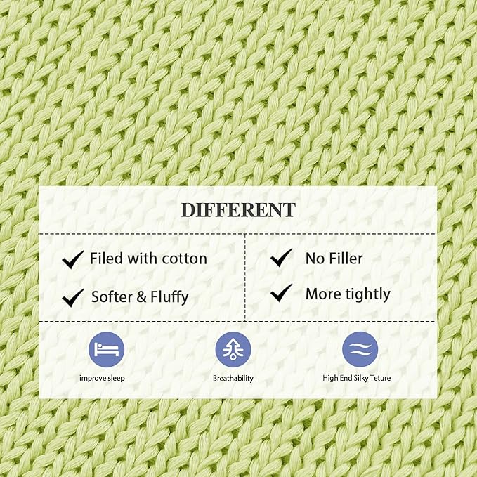 L'AGRATY Knitted Weighted Blanket - 50x60, 10lbs Cooling Chunky Knit Heavy Blanket for Adults, Braided Crochet Throw, Thick Cable Yarn, Machine Washable