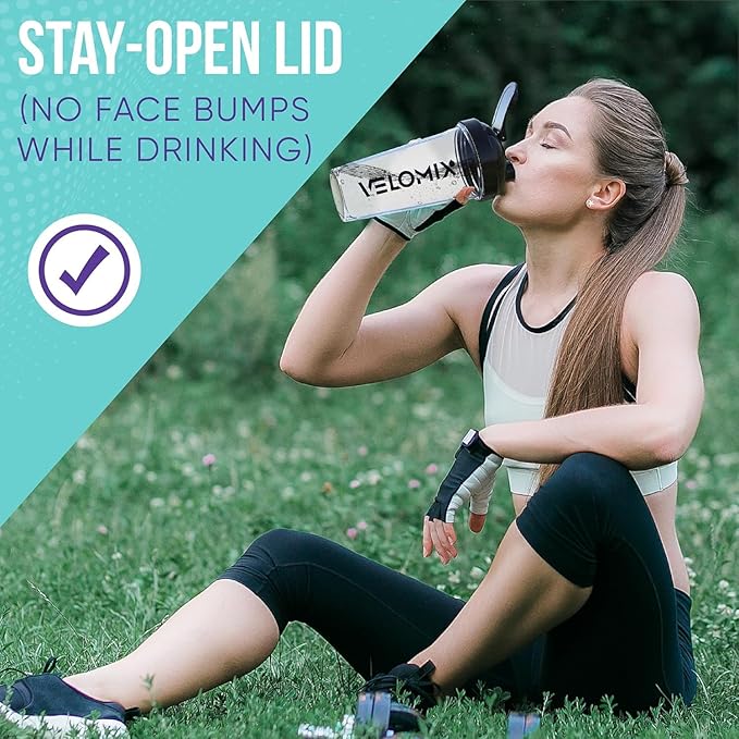 '-2 Pack- 28 oz Protein Shaker Bottles for Protein Mixes - 2x Wire Whisk | Leak Proof Shaker Cups for Protein Shakes | Protein Shaker Bottle Pack | Shakers for Protein Shakes - 2xTransparent