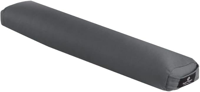 Hugger Mugger Pranayama Yoga Bolster - Very Firm, use Under Length of Spine for Deeper Breathing or Under Ankles, Handmade in The USA