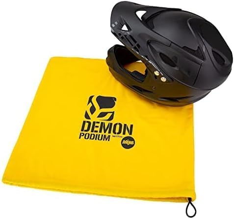 DEMON UNITED Podium Full Face Mountain Bike Helmet Black Includes MIPS Technology
