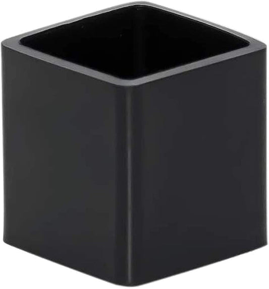 12 Pcs Black Square Anti-Slip Rubber Leg Tips Chair Leg Caps Furniture Floor Protectors Chair Table Bar Stool Leg Covers Furniture Leg Cube Feet 1.57 Inch x 1.57 Inch (40 x 40mm)