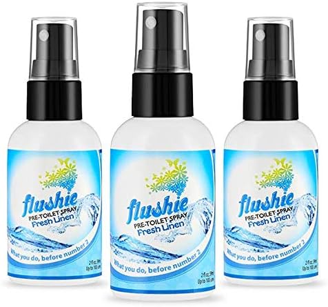 Flushie Pre-Toilet Sprays for Poop Travel Size Toiletries Bathroom Spray for Poop Spray for Toilet Deodorizer Traveling Essentials Poop deodorizer Poop Odor eliminator