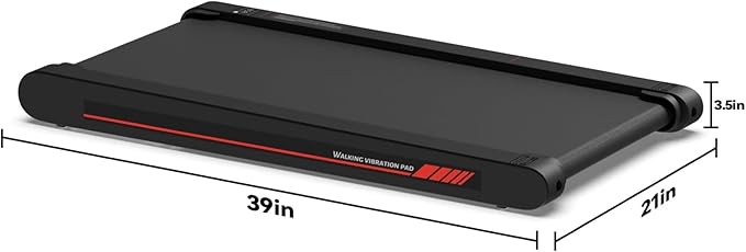 Sperax Walking Vibration Pad with APP, 3 in 1 Under Desk Treadmill, 2.5HP Low Noise Walking Treadmill Pad with Remote Control,Portable Treadmills for Home Office