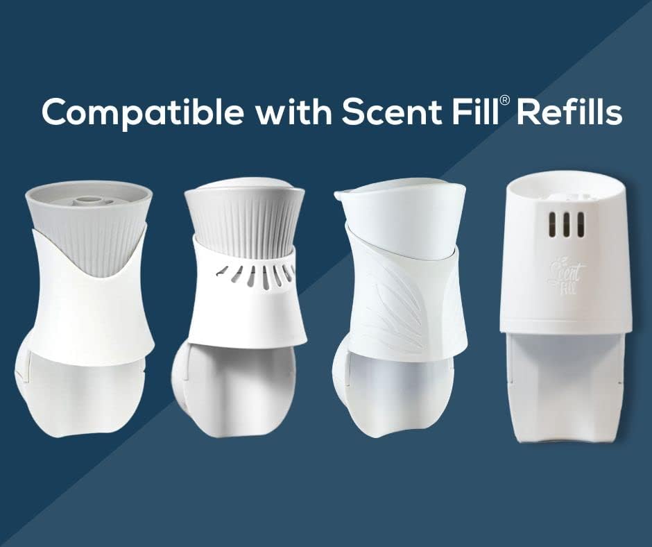 Scent Fill 100% Natural Patchouli Spa Plug in Air Freshener, Scented Oil Refills, 3 Refills