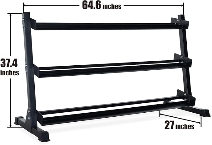 WF Athletic Supply Rubber Encased Hex Dumbbells with Rubber Grip Contoured Handle for Muscle Toning, Strength Building & Full Body Workout