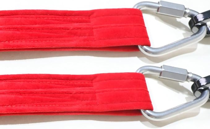 6.6ft 2m Aerial Loops Aerial Straps Ropes Aerial Acrobatics Body Loop Trapeze Circus Apparatuses Equipment Yoga Straps 1 pairs