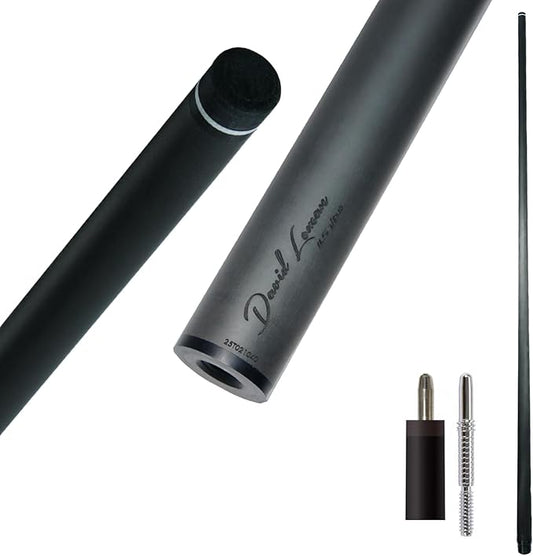 29.13" /Radial Wavy 3/8-10 3/8-11 3/8-14 Uni-Loc 5/16-18 Carbon Pool Cue Single Shaft, Low Deflection Technology, Ultra-Smooth, pro Taper, Easy to Control