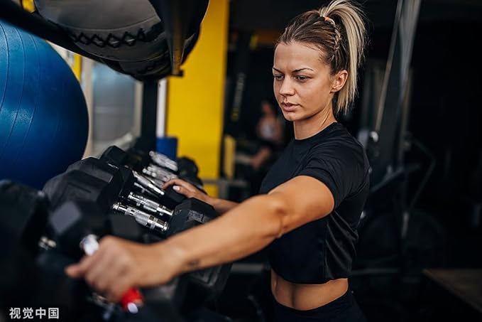 Ritafer 6-10 Pair Hex Rubber Dumbbell Set 350/450 and 550 lbsï¼?-50 lbs ）Hand Free Weight for Strength Coated Encased Iron Weights with Dumbbells Storage Rack Home Gym