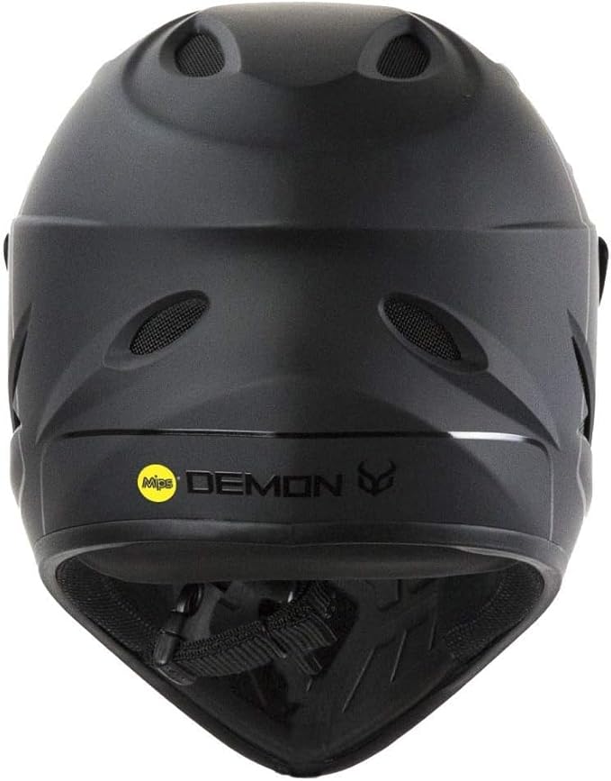 DEMON UNITED Podium Full Face Mountain Bike Helmet Black Includes MIPS Technology