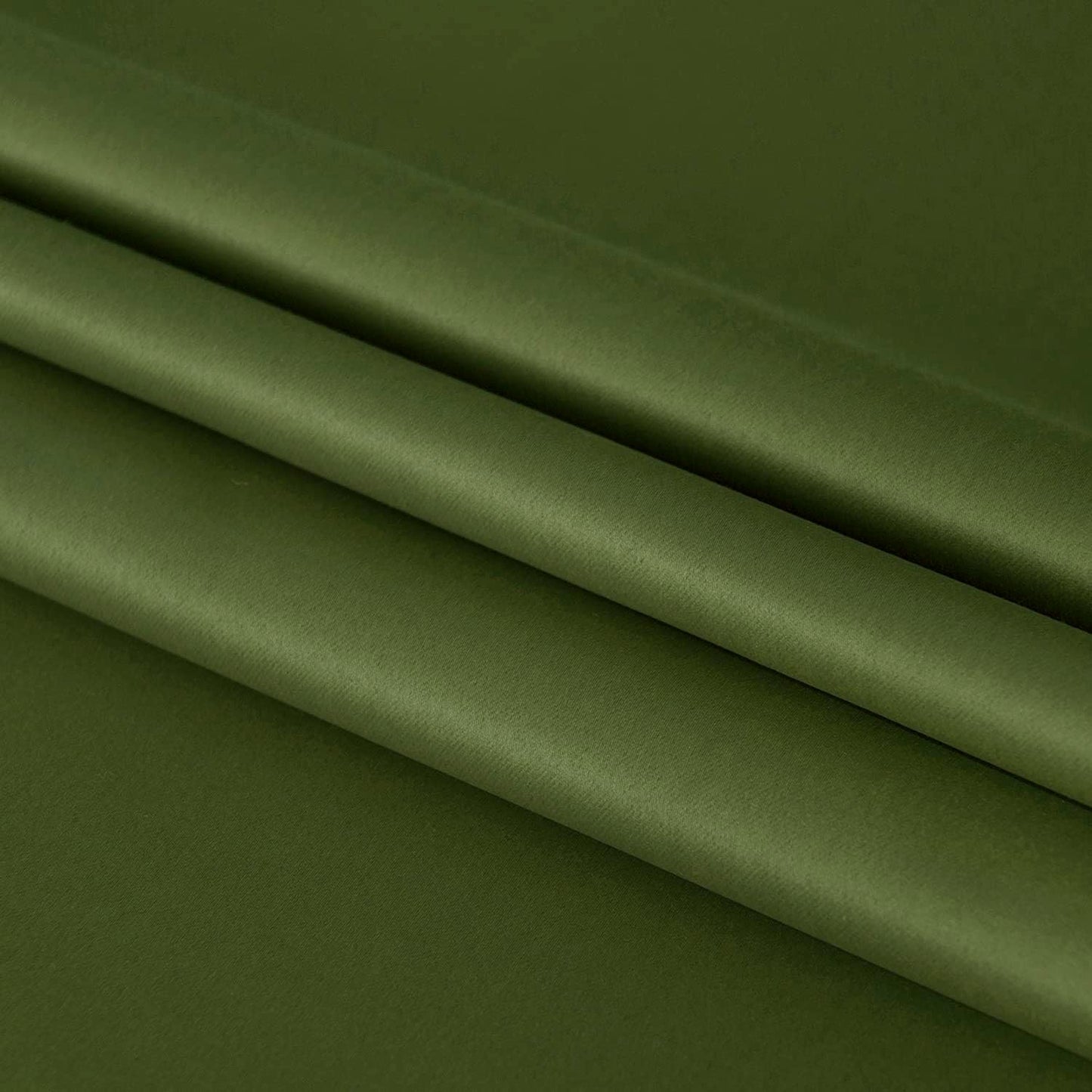 DWCN French Door Curtains – Rod Pocket Thermal Blackout Curtain for Doors with Glass Window, Kitchen and Patio Doors for Privacy, 25 X 40 Inches Long, 1 Curtain Panel with Tieback,Olive Green