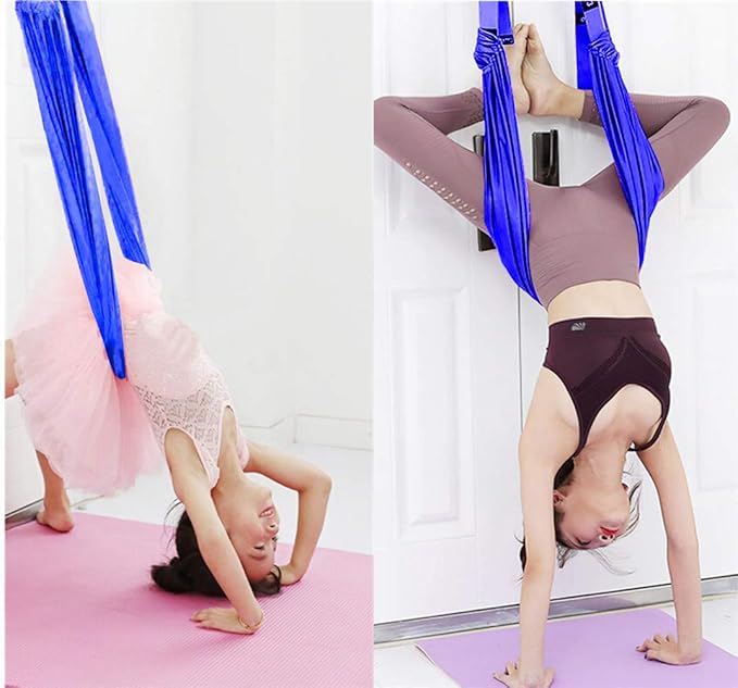 TOCO FREIDO Waist Back Leg Stretch Strap/Yoga Fitness Band, Leg Stretching Assist Trainer, Yoga Stretcher, Back Bend Split Inversion Strap for Fitness, Dance, Ballet, Gymnastics