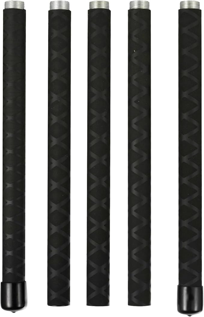 The Huang Yunming yoga stick is made of sturdy steel that is 5 feet high and an adjustable stretching stick, providing flexibility, agility, and balance. Multi functional fitness stick with 5 steel pipes