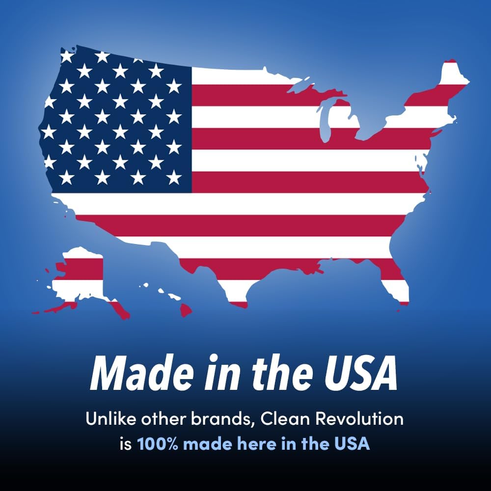 Clean Revolution Multi Surface Cleaner Refill Supply, Non-Toxic, Eco-Friendly & Plant-Based, Ready to Use, Seaside Lavender, 128 Fl Oz (1 Gallon)