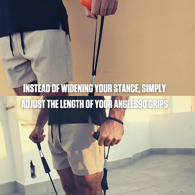 Angles90 Resistance Bands - Combine Resistance, Suspension & Weight Training - Home Workout Equipment