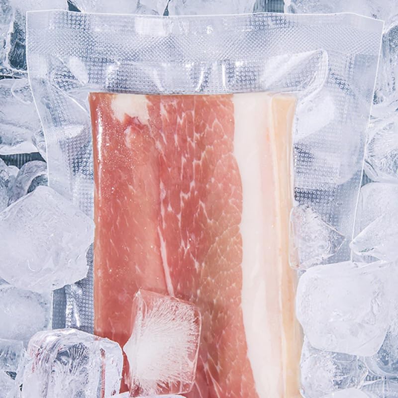 Premium Vacuum Sealer Bags, 8x 200 inches, 5 count. Airtight food saver bags rolls, BPA Free & Heavy Duty Vacuum Freezer Bags. Commercial Grade, Sous Vide or Meal prep