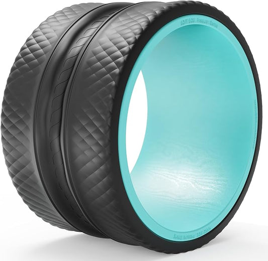 FitBeast Back Roller - Deep Tissue Massage Wheel, Yoga Wheel & Back Stretcher for Pain Relief (12'')