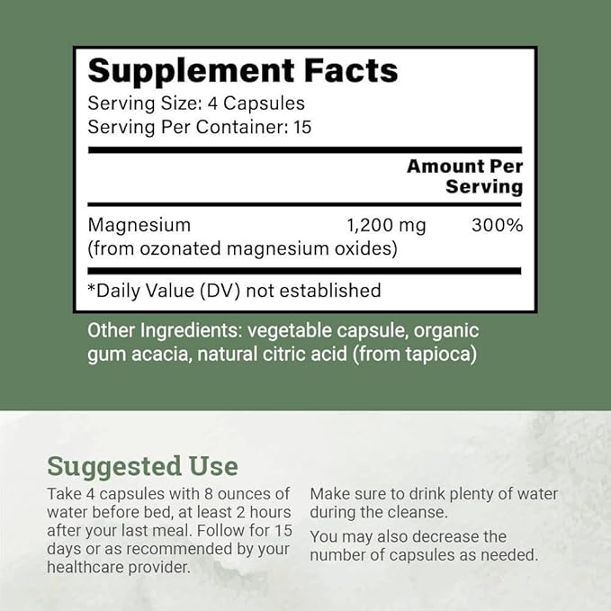 15 Day Gut Cleanse Detox For Women and Men - Vegan, Non-GMO Ingredients For Waist Loss and Constipation Relief With A 15 Day Cleanse Gut Support Without Cramping, As Seen On TikTok (60 Capsules)