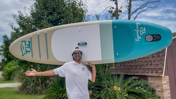 11'6"/11'/10' Inflatable Paddle Board with Complete Accessories, Versatile Premium Paddle Boards for Adults/Youth, Stand Up Paddle Board Polar/Wave/Sunny Wave Collection