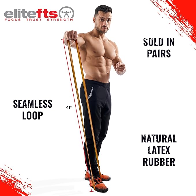 EliteFTS Pro Resistance Band - Boost Core Stability and Flexibility with This Portable, Joint-Friendly Tool