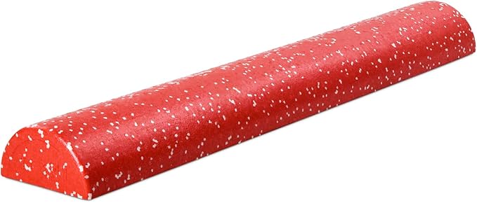 Yes4All High-Density EPP Half Round Back Roller Foam, Exercise Foam Roller for Yoga, Pilates & Stretching - 12, 18, 24, 36 inch