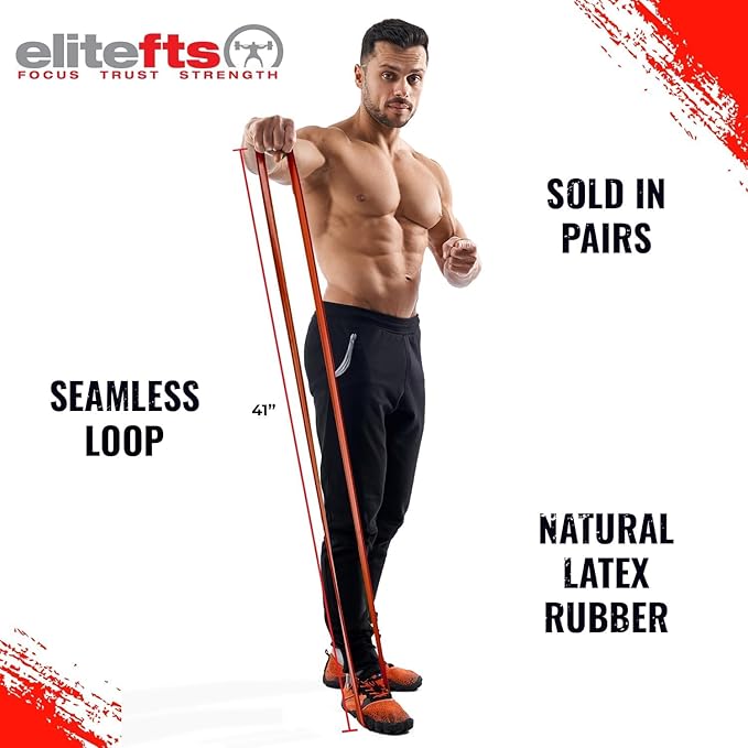 EliteFTS Pro Resistance Band - Boost Core Stability and Flexibility with This Portable, Joint-Friendly Tool