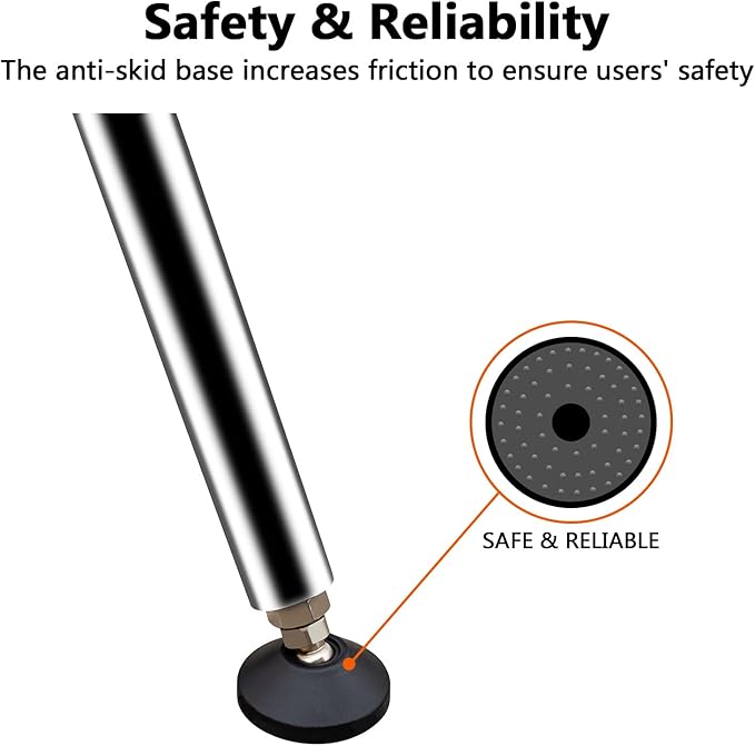 TECSPEC 9.6 FT/115.3 Inch Adjustable Height Aerial Yoga Frame & Hammock, Professional Swing Stand with 18 FT/33FT Aerial Silk, 550lbs Max Capacity