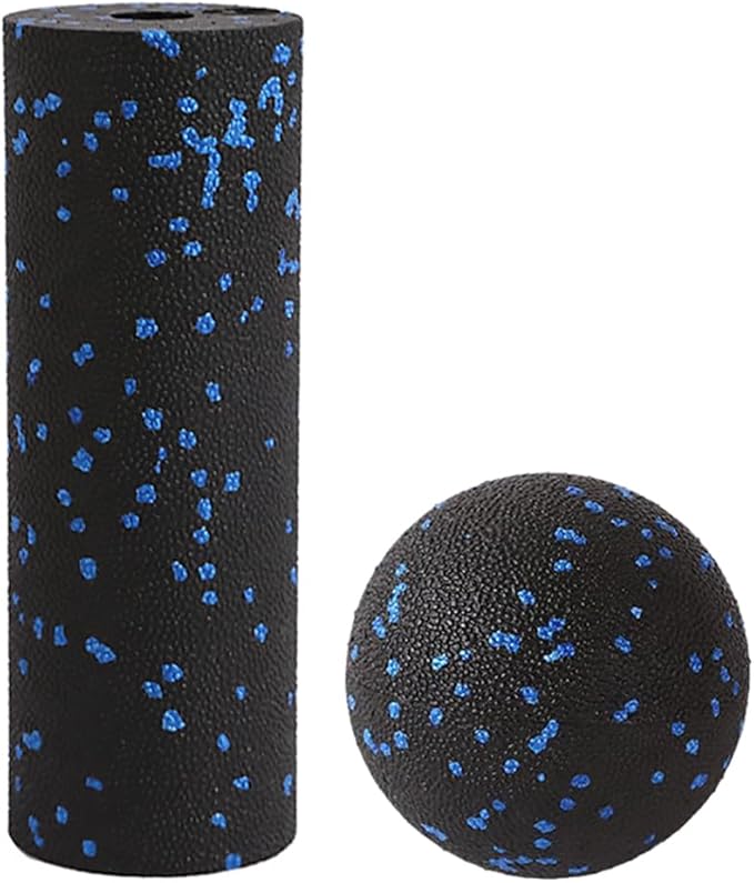 Mini Foam Roller - Muscle Massage Rollers for Trigger Point Therapy, Myofascial Release, Deep Tissue Fitness Massage & Relax Tight Muscles, Peanut Ball