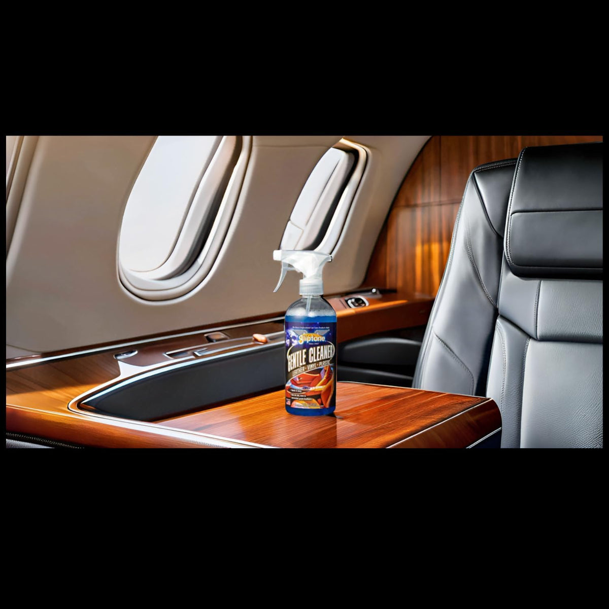 Gliptone Gentle Cleaner, Safe pH Balanced Leather & Vinyl Cleaner, Quick & Easy Spray for Old, New & Corrected Grain Leathers, Plastic & Fabrics, Restores Supple Feel & Vibrant Look, 16 oz