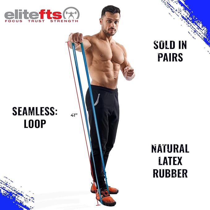 EliteFTS Pro Resistance Band - Boost Core Stability and Flexibility with This Portable, Joint-Friendly Tool