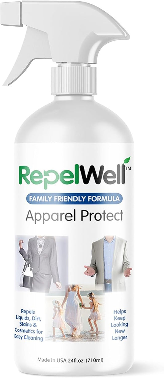 Apparel Protect (24oz) Stain & Water Repellent Spray – Non-Toxic, Eco-Friendly, Pet-Safe Sprays for Clothing & More