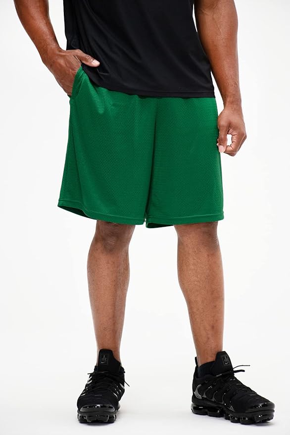 DEVOPS Men's 2-Pack Loose-Fit 10" Workout Gym Shorts with Pockets