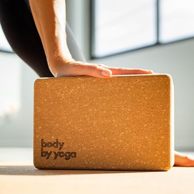 Premium Cork Yoga Blocks - Extra Large Yoga Block 2-Pack or Extra Tall 1-Pack for Inflexible Yogis | Natural, High-Density Cork for Superior Support & Stability | Optional Yoga Strap & Gift Box