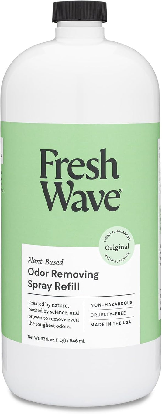 Fresh Wave Original Scent Odor Eliminator Spray & Air Freshener Refill, 32 fl. oz.